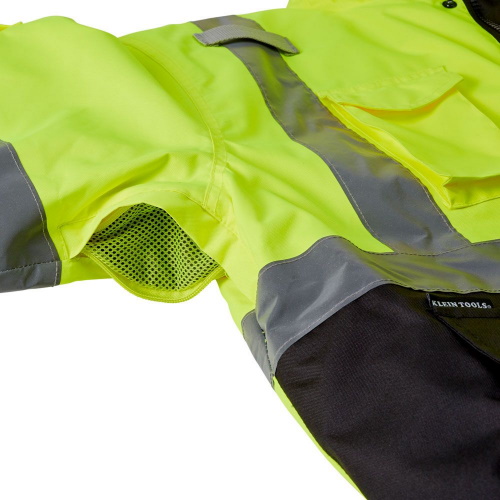 Photograph of Klein Tools High-Visibility Winter Bomber Jacket - (2 Sizes Available)