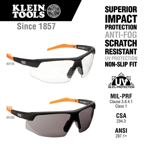 Photograph of Klein Tools Standard Safety Glasses - (3 Colors Available)