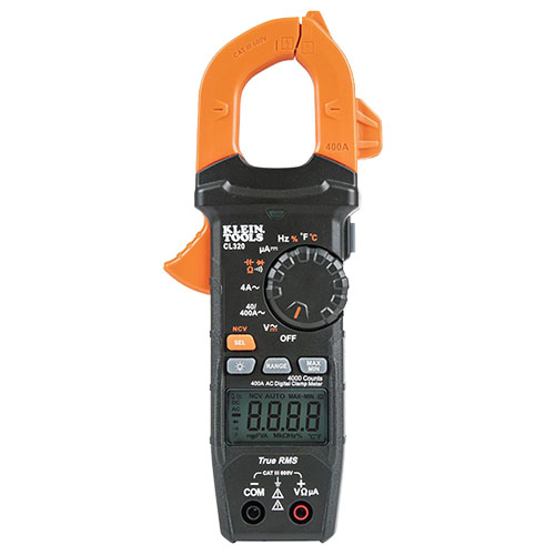 Photograph of Klein Tools HVAC 400A Digital Clamp Meter - CL320