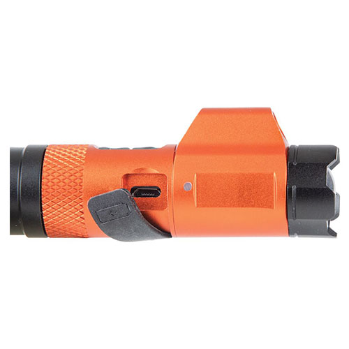 Photograph of Klein Tools Rechargeable Focus Flashlight with Laser - 56040