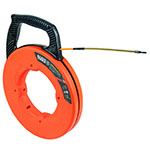 Klein Tools - 100 foot Fiberglass Fish Tape with Spiral Steel Leader (56351) ET13729
