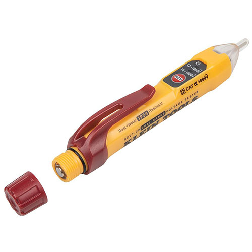 Photograph of Klein Tools 12-1000VAC Dual Range Non-Contact Voltage Tester - NCVT2P