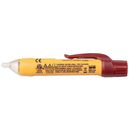 Photograph of Klein Tools 12-1000VAC Dual Range Non-Contact Voltage Tester - NCVT2P