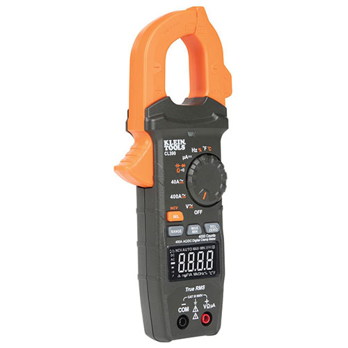 Photograph of Klein Tools 400A AC/DC TRMS Clamp Meter With Temperature And DC Micro Amp - CL390