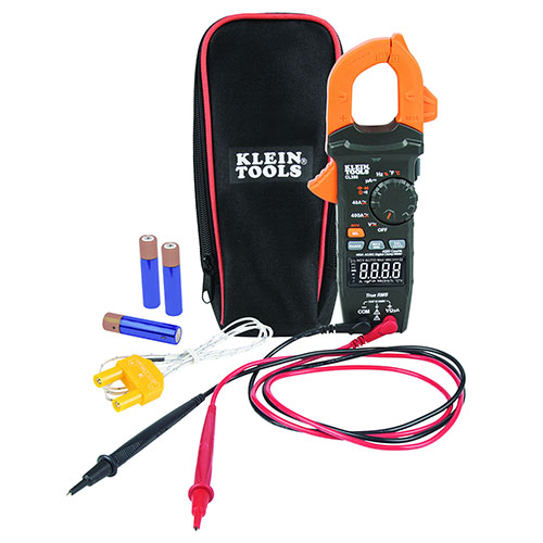  Klein Tools 400A AC/DC TRMS Clamp Meter With Temperature And DC Micro Amp - CL390