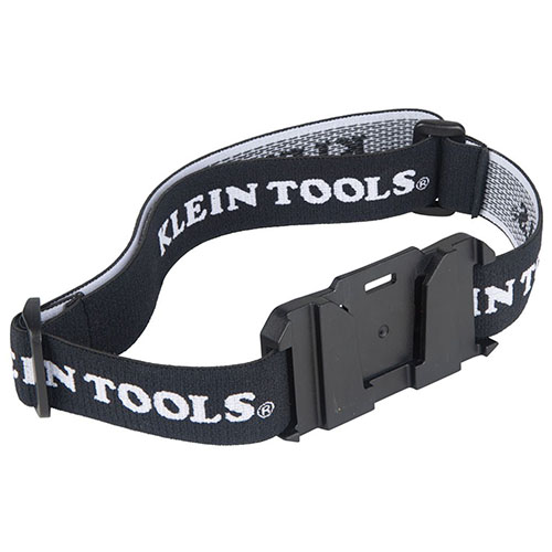 Photograph of Klein Tools 400 Lumen Rechargeable Auto-off Headlamp with Fabric Strap - 56048