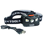 Klein Tools - 400 Lumen Rechargeable Auto-off Headlamp with Fabric Strap (56048) ET13735