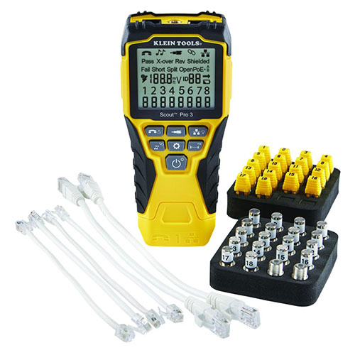 Photograph of Klein Tools Scout Pro 3 Tester with Locator Remote Kit - VDV501-852