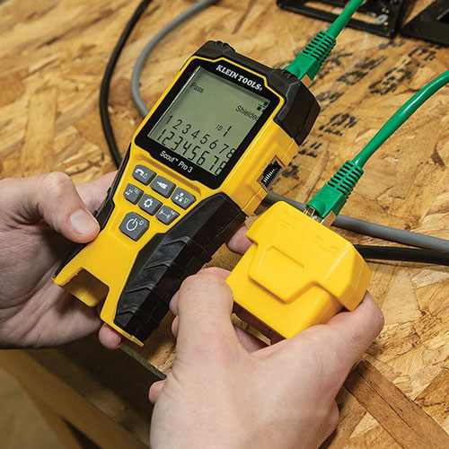 Photograph of Klein Tools Scout Pro 3 Tester with Locator Remote Kit - VDV501-852