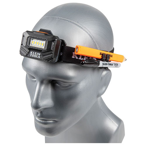 Photograph of Klein Tools Rechargeable Light Array Headlamp with Fabric Strap - 56049