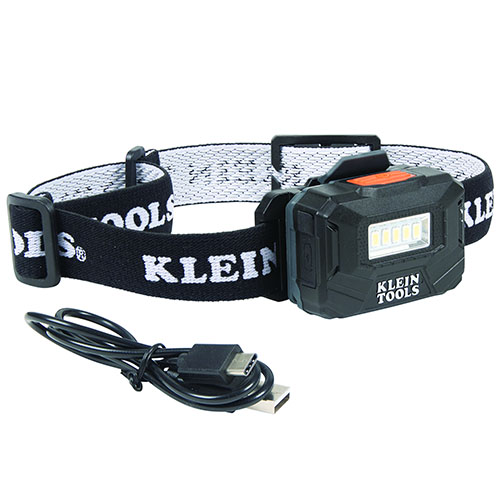  Klein Tools Rechargeable Light Array Headlamp with Fabric Strap - 56049