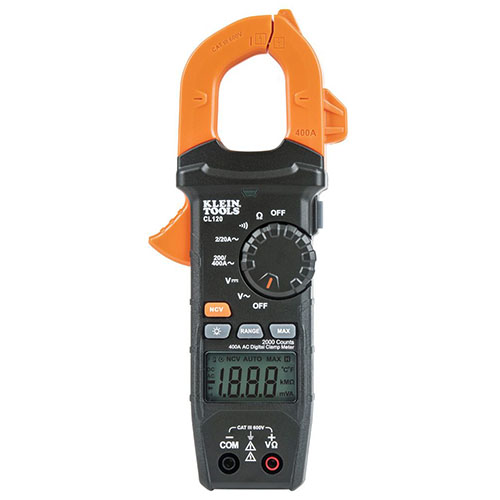 Photograph of Klein Tools 400A Digital Clamp Meter - CL120