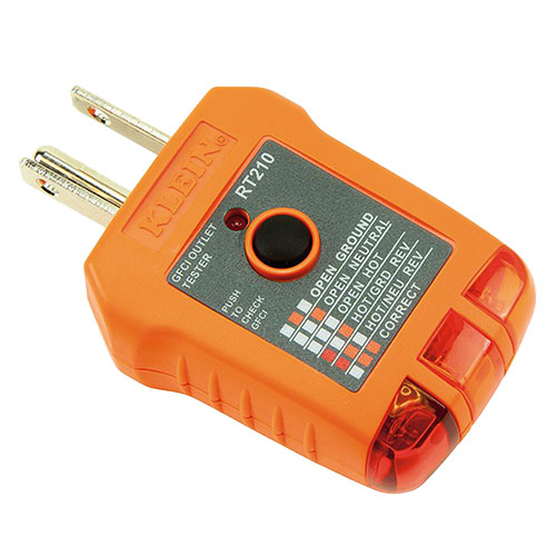 Photograph of Klein Tools Electrical Tester Kit with Dual-Range NCVT and GFCI Receptacle Tester - NCVT5KIT