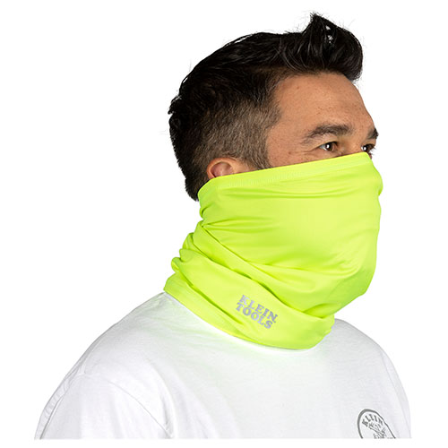  Klein Tools Neck and Face Cooling Band - High-Visibility Yellow - 60465
