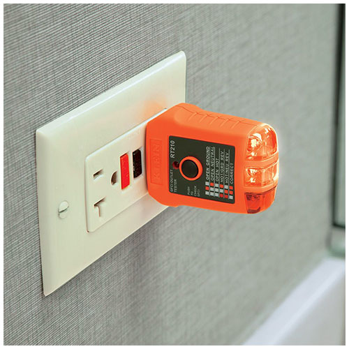 Photograph of Klein Tools Clamp Meter Electrical Test Kit - CL120KIT