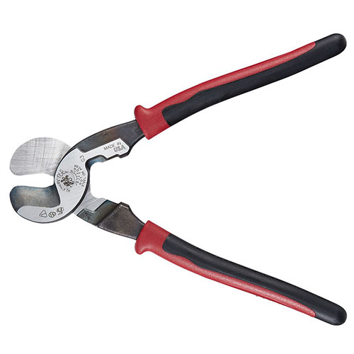 Photograph of Klein Tools Journeyman High Leverage Cable Cutter with Stripping - J63225N