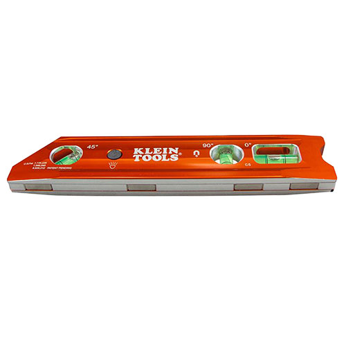 Photograph of Klein Tools Lighted Torpedo Billet Level, Rare Earth Magnet - 935RBLT