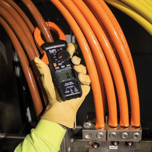 Photograph of Klein Tools Digital Clamp Meter, AC Auto-Range TRMS, Low Impedance (LoZ), 2000 Amp (CL900)