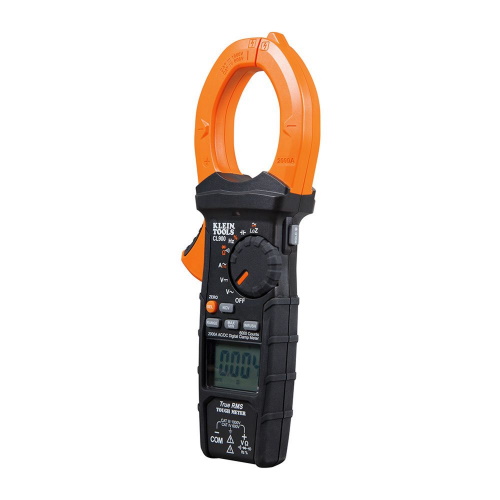 Photograph of Klein Tools Digital Clamp Meter, AC Auto-Range TRMS, Low Impedance (LoZ), 2000 Amp (CL900)