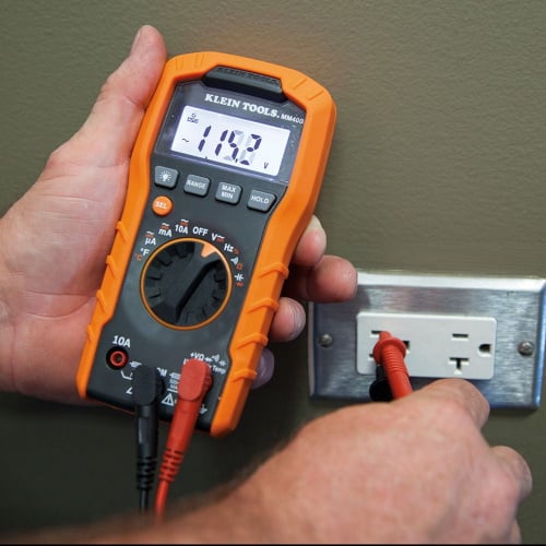 Photograph of Klein Tools Digital Multimeter, Auto-Ranging, 600V (MM400)