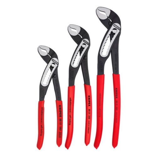 Knipex 3 pc Alligator Water Pump Pliers Set - 00 20 07 US1