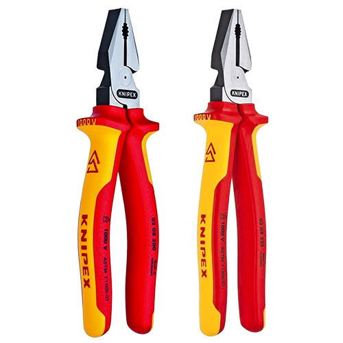  Knipex - High Leverage Combination Pliers - 1000V Insulated - (2 Options Available)