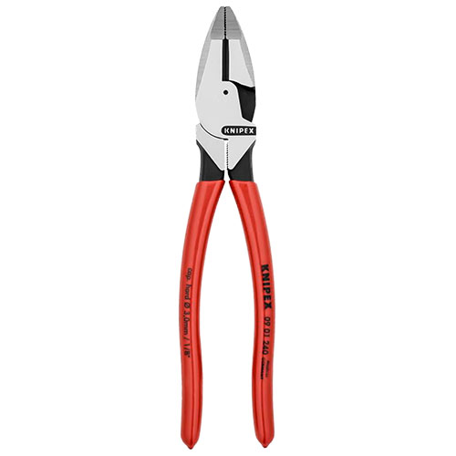 Knipex 9 1/2 Po Pour Monteur De Lignes Avec Outil De Tirage De Ruban Et  Pince À Sertir