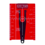 Leica Lino Target Plate - Red - 758831 ET20316