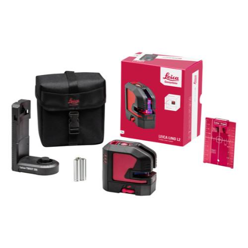 Leica LINO L2Gs-1 Self-Leveling Cross Line Laser, Green Beam - 912932