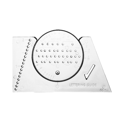  Pacific Arc AMES Lettering Guide 100-0410