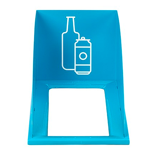 Photograph of the Safco Mixx Recycling Center - Topper Lid - (3 Colors Available) 