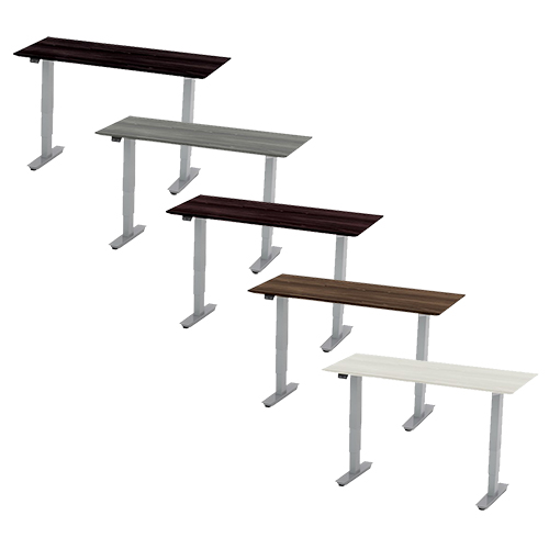  Safco Medina 48&quot; Non-Handed Straight Bridge with 3-Stage Height Adjustable Base - (5 Colors Available)