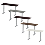 Safco Medina 48" Non-Handed Straight Bridge with 3-Stage Height Adjustable Base - (5 Colors Available) ET11216