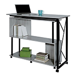 Safco Mood Standing Height Desk with Rotating Work Surface - 1904GR ET11230