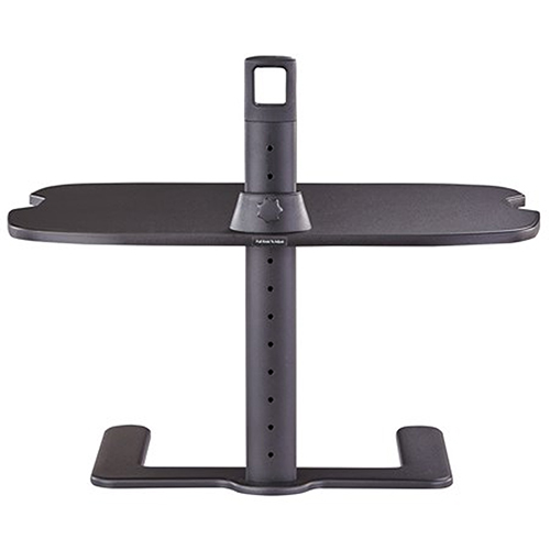 Photograph of Safco Stance Height Adjustable Laptop Stand - 2180BL Safco Stance Height Adjustable Laptop Stand - 2180BL is a versatile and economical laptop stand with easy pin hole adjustment.