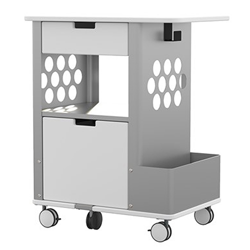  Safco Rolling Storage Cart - 5202WH