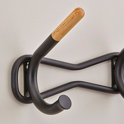 Photograph of the Safco Family Coat Wall Rack - 3 Hook - (3 Colors Available) 