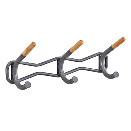 Photograph of the Safco Family Coat Wall Rack - 3 Hook - (3 Colors Available) 