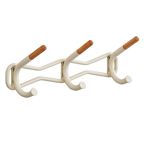 Photograph of the Safco Family Coat Wall Rack - 3 Hook - (3 Colors Available)