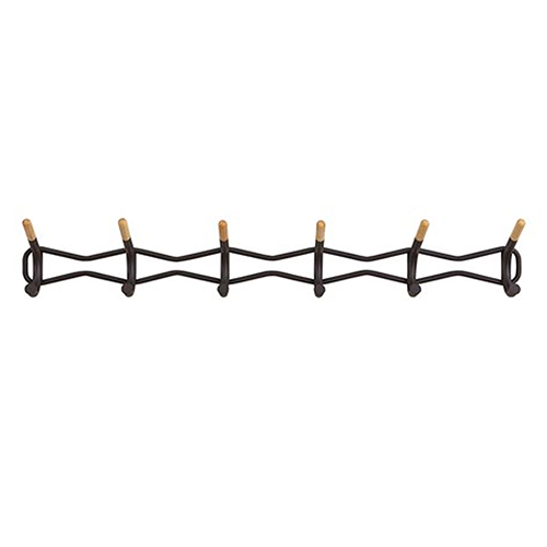 Photograph of the Safco Family Coat Wall Rack - 6 Hook - (3 Colors Available)