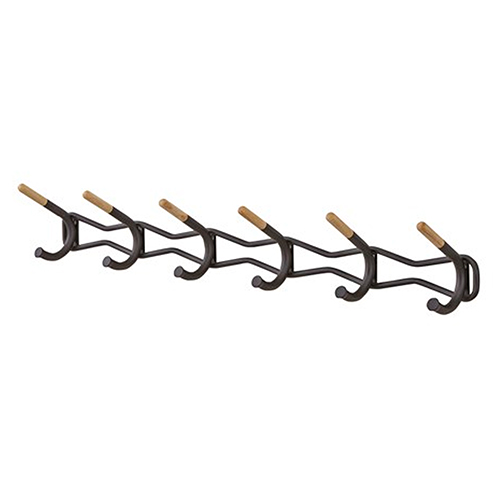 Photograph of the Safco Family Coat Wall Rack - 6 Hook - (3 Colors Available)