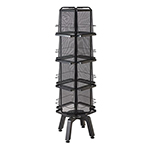 Safco Onyx Rotating Magazine Rack - 16 Pockets - 5580BL ET11252