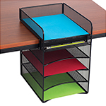 Safco Onyx Horizontal Hanging Storage, Black - 3240BL ET11388