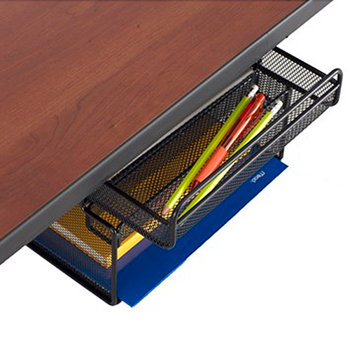 Photograph of the Safco Onyx Mountable Hanging Storage, Black - 3244BL