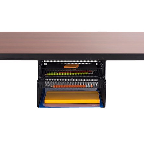 Photograph of the Safco Onyx Mountable Hanging Storage, Black - 3244BL