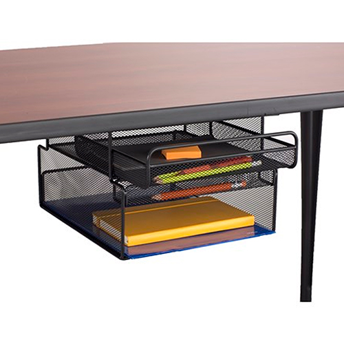 Photograph of the Safco Onyx Mountable Hanging Storage, Black - 3244BL