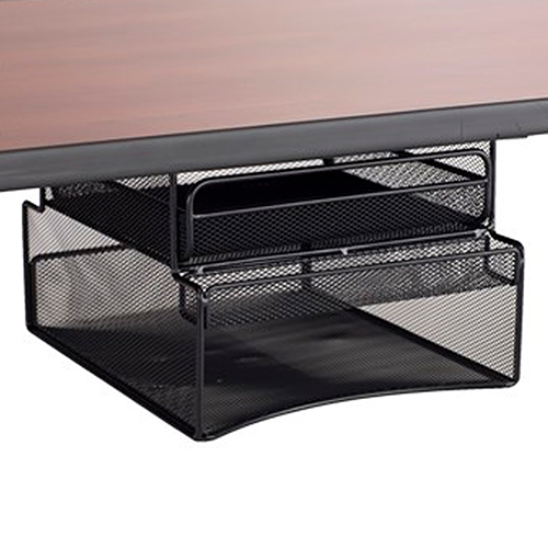  Safco Onyx Mountable Hanging Storage, Black - 3244BL