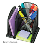 Safco Onyx Mini Organizer (Qty. 6), Black - 3250BL ET11395