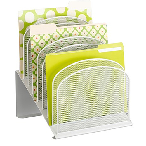  Safco Onyx 8 Tiered Sections, White - 3258WH