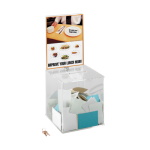 Safco Large Acrylic Collection Boxes, Clear - 4234CL ET11450